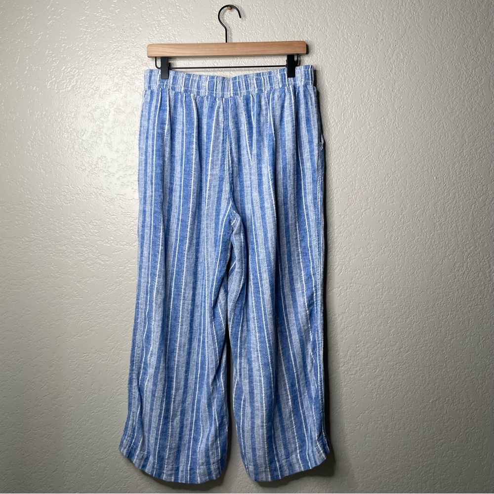 Briggs Wide Leg Striped Linen Pants Cozy Beach Inspired Coastal - Picture 6 of 10